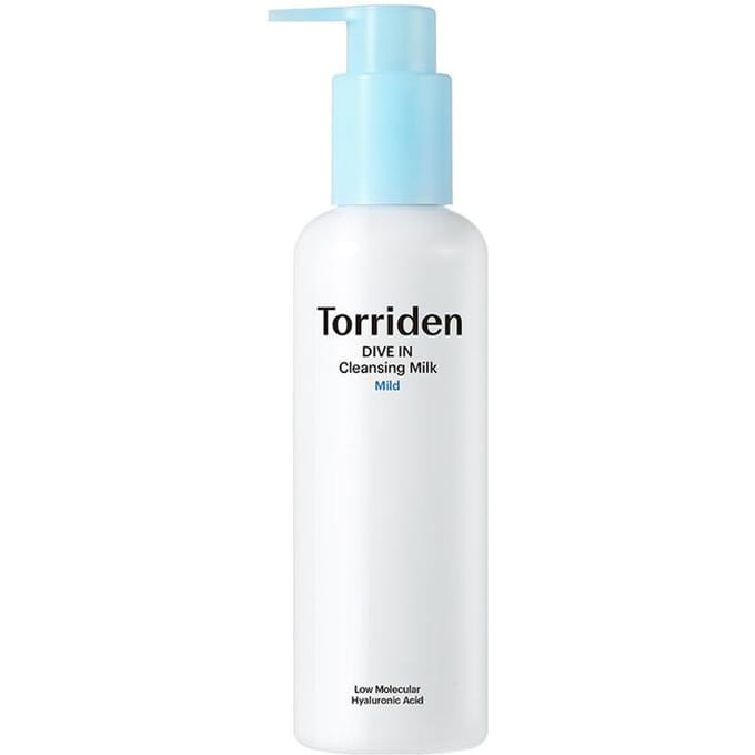 TORRIDEN DIVE-IN Lait Nettoyant à l'Acide Hyaluronique de Bas Poids Moléculaire 200ml white