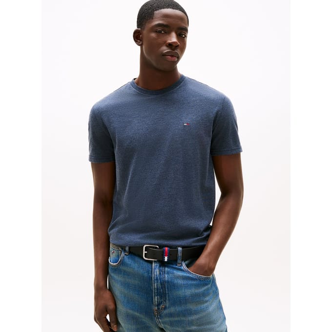 Tommy Hilfiger T-shirt Tommy Flag Extra Slim Jersey Navy  S