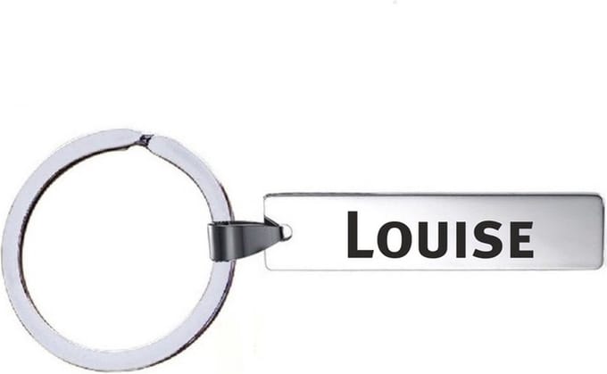 Sleutelhanger Met Naam - Louise - RVS