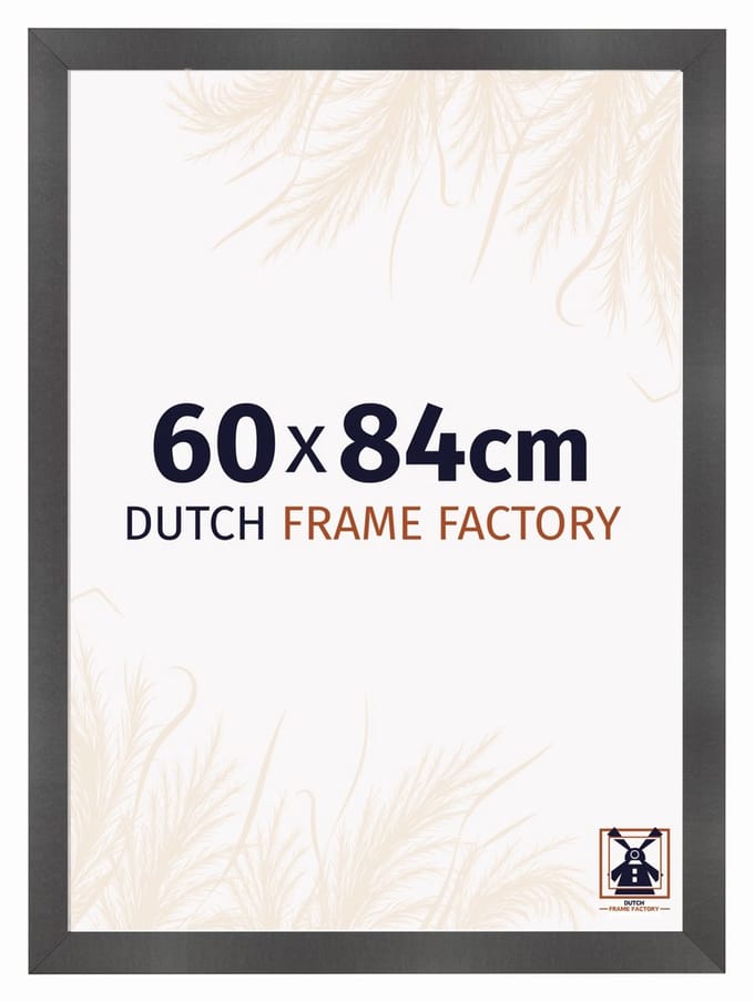 Fotolijst 60x84 cm - MDF - Zwart Mat - Praag