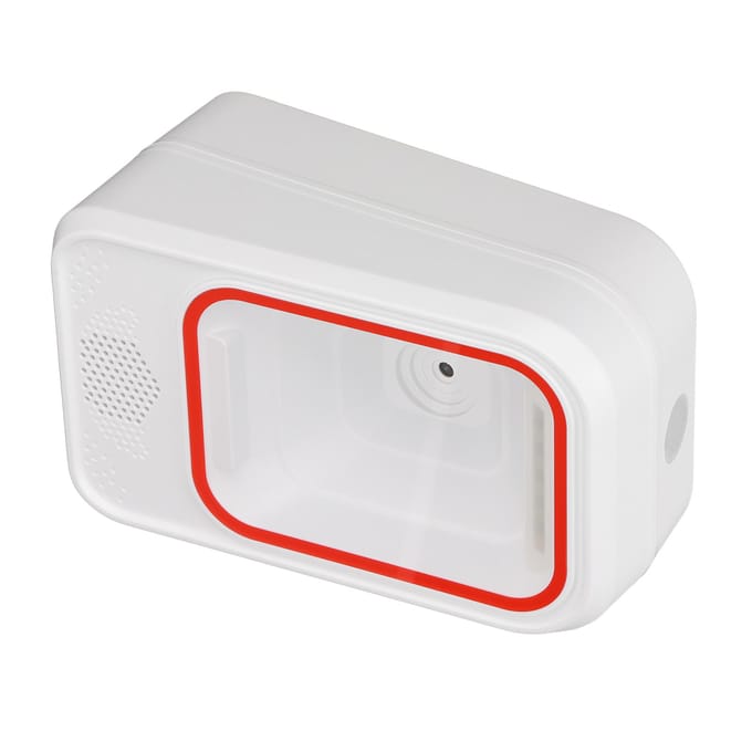 Barcode Scanner 1D 2D 2.4G BT Bekabeld Handsfree Stabiele QR Code Scanner voor Supermarkt Magazijn white