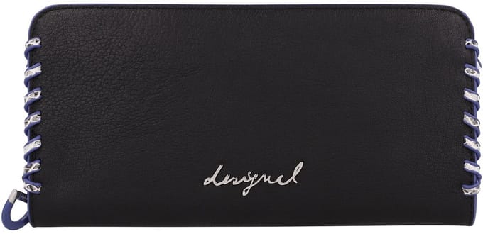 Desigual portemonnee Mone Capsule Tiny Fiona Long Wallet Black zwart