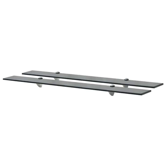 vidaXL - Schappen - zwevend - 2 - st - 90x20 - cm - 8 - mm - glas