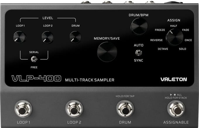 Valeton VLP-400 Multi Sampler Looper - Effect-unit voor gitaren