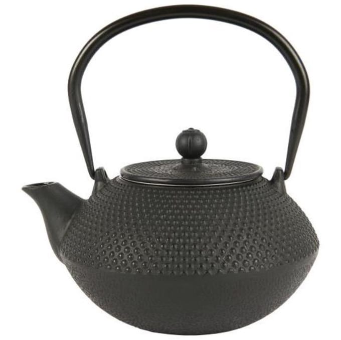 IB Laursen theepot met zeef Gietijzer 1,2 liter