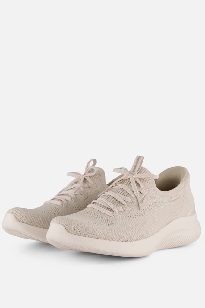 Skechers Slip - Sneakers - Unisex - ins Ultra Flex 4.0 beige Textiel