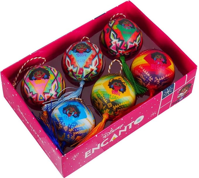 Disney - Bauble box 6 pcs Encanto Polyfoam 22x15x6,5 cm kerstornament