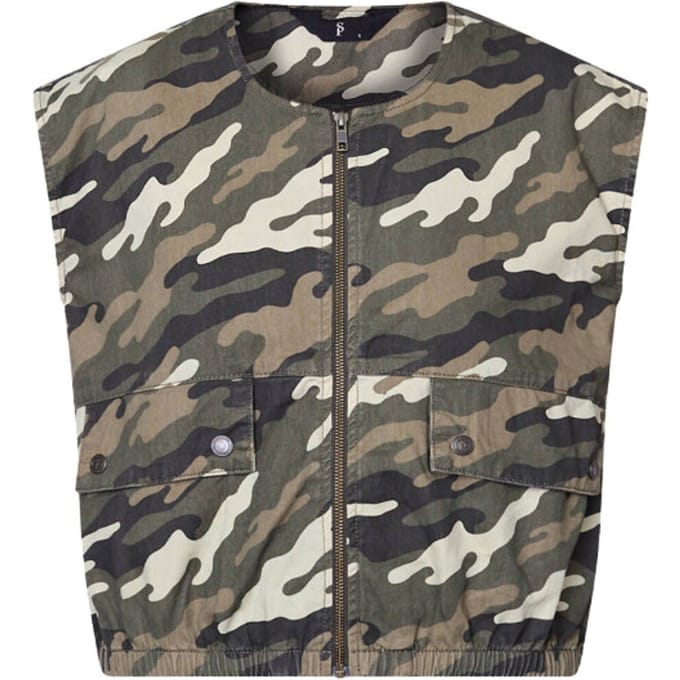 SisterS point Gilet Garwin Ve6 20065 Camouflage Dames Maat - L