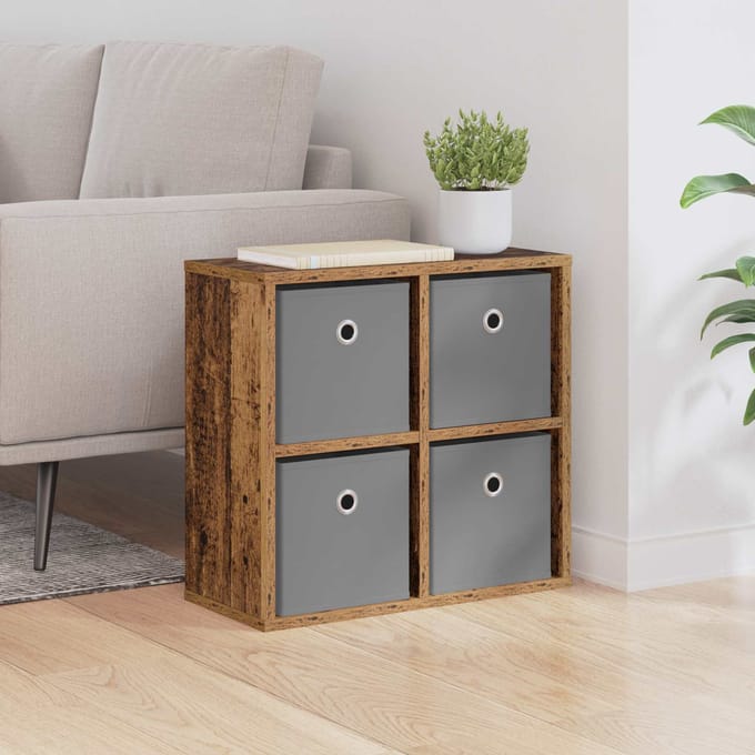 vidaXL - Dressoir - Oudhout - 49,5 - x - 22 - x - 47 - cm