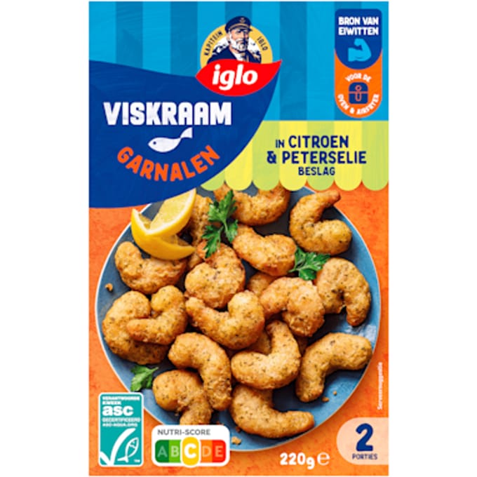 Viskraam Garnalen Citroen Pet