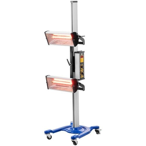 MSW Infrarood verfdroger - 2 x 1000 - W verwarming - Hoogte: tot 160 cm 10061822