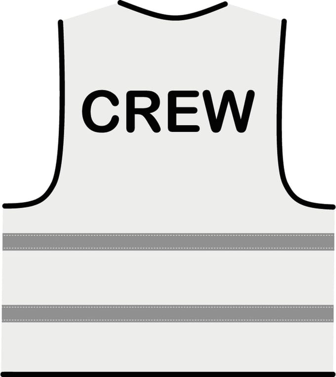 Crew hesje wit