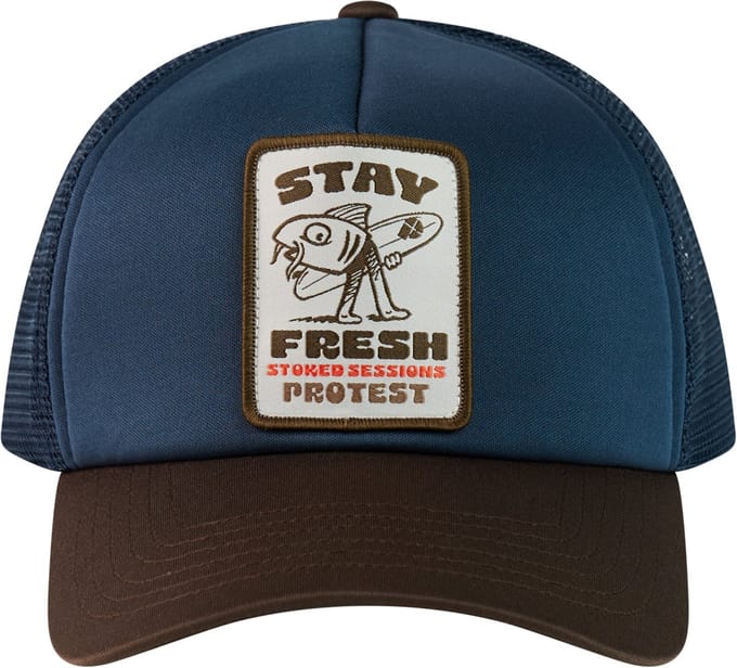 Protest PRTBadger - Trucker cap Heren - Pet - Normale pasvorm - Blauw
