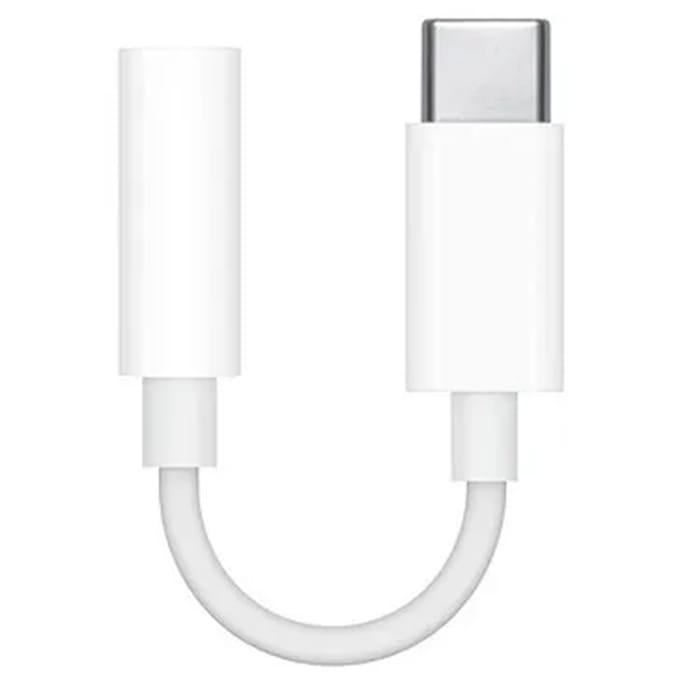Apple USB-C naar 3,5 mm Jack audio aansluiting adapter - Wit