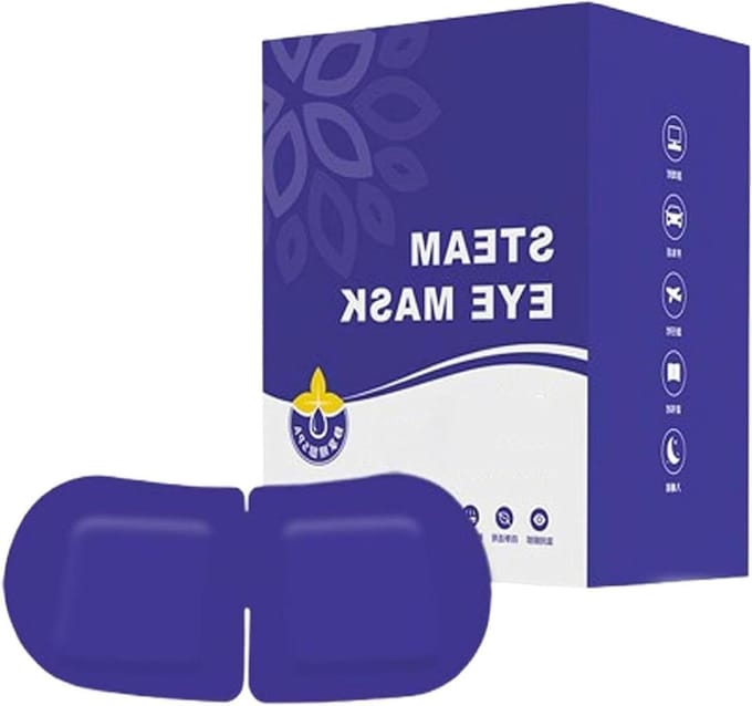 Verwarmde Oogmaskers - Stoommaskers Slapen - Ontspannen Ogen - Zelfverwarmend Hydraterend - 10 Stuks - Wit