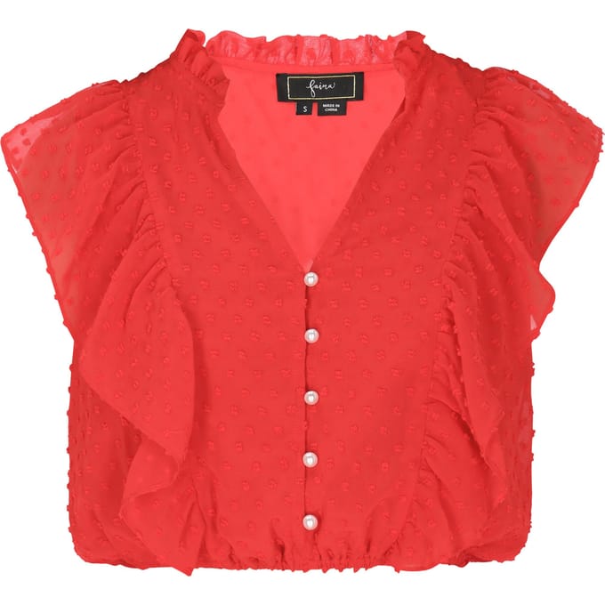 Faina Blouse Dames rood