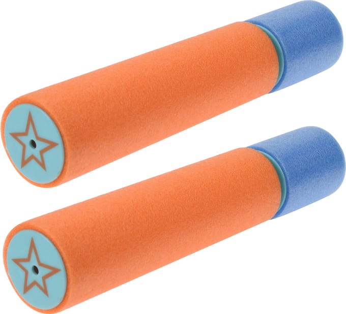 Speelgoed waterpistool van foam - 2x - 20 cm - Foam waterspuiters