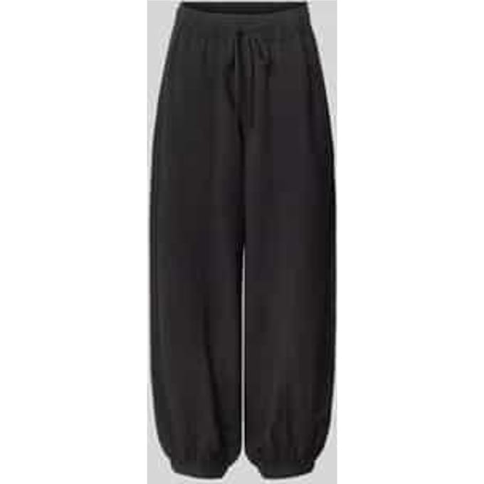 relaxed fit broek van viscosemix model 'Myha'