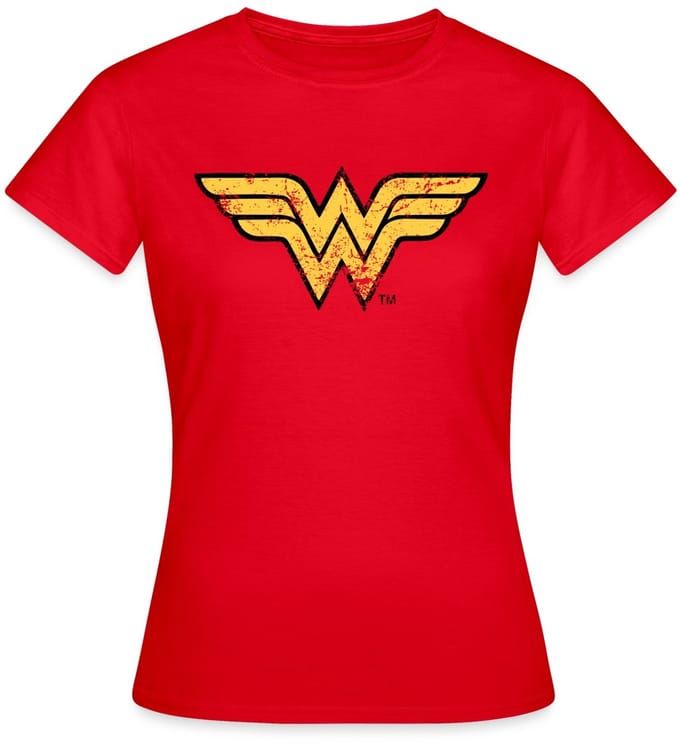 Wonder Woman Logo Justice League Icon Urgency T-Shirt Dames