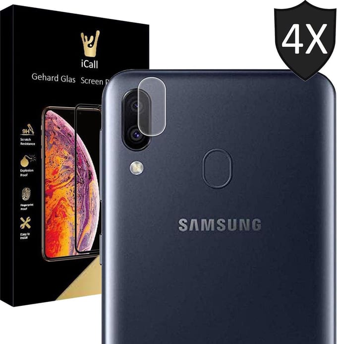 Camera Screenprotector geschikt voor Samsung Galaxy A40 - 4x Glas Screen Protector