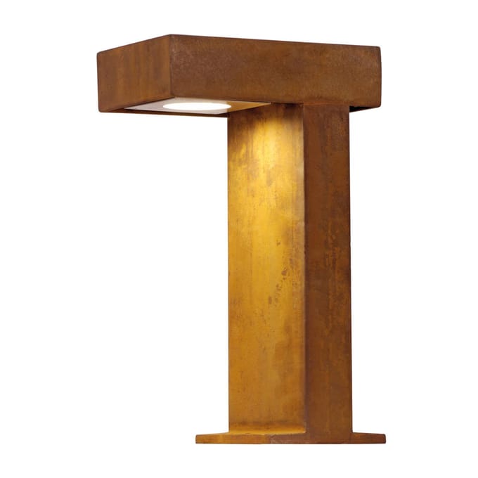 SLV Rusty Pathlight - roestbruine sokkellamp