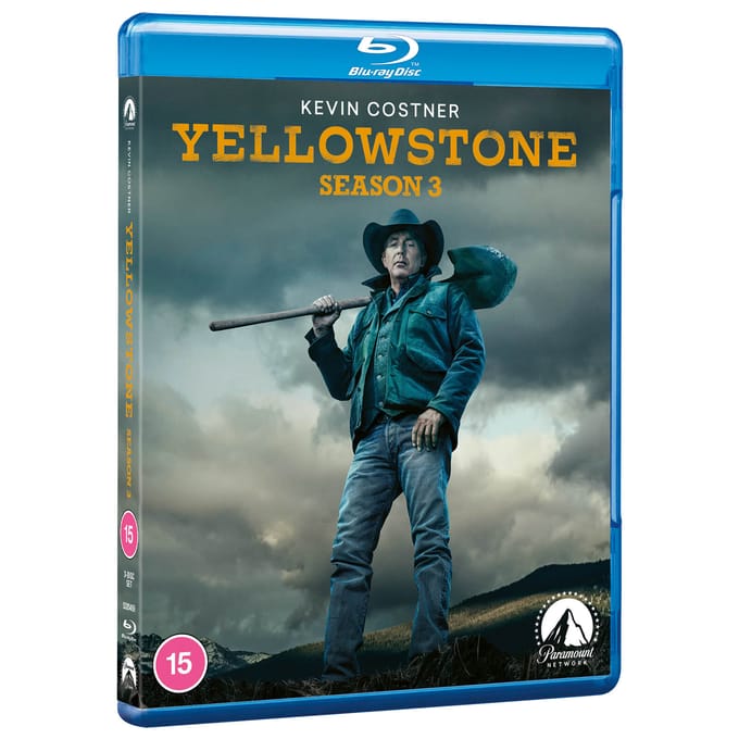 Yellowstone Seizoen 3 - Blu-ray - Import zonder NL ondertiteling