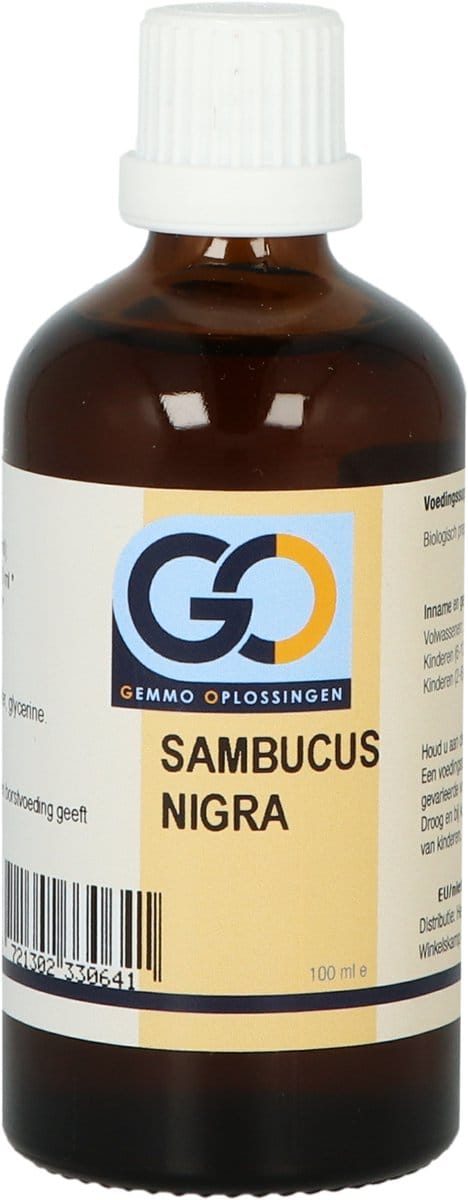 GO Sambucus nigra BIO - 100 milliliter - Gemmotherapie
