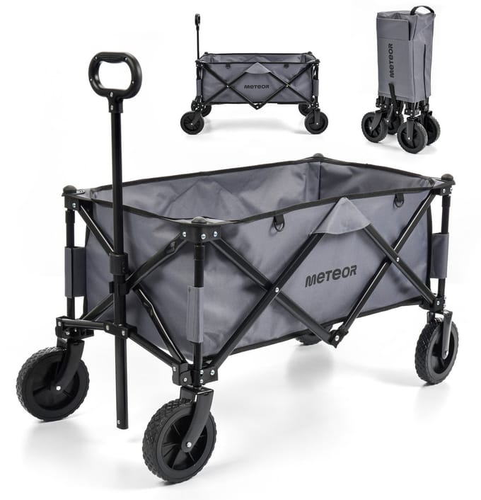 Meteor Model X-300 - Vouwtransportwagen - Grijs