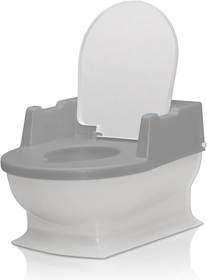 Reer mini toilet Sitzfritz wit/grijs