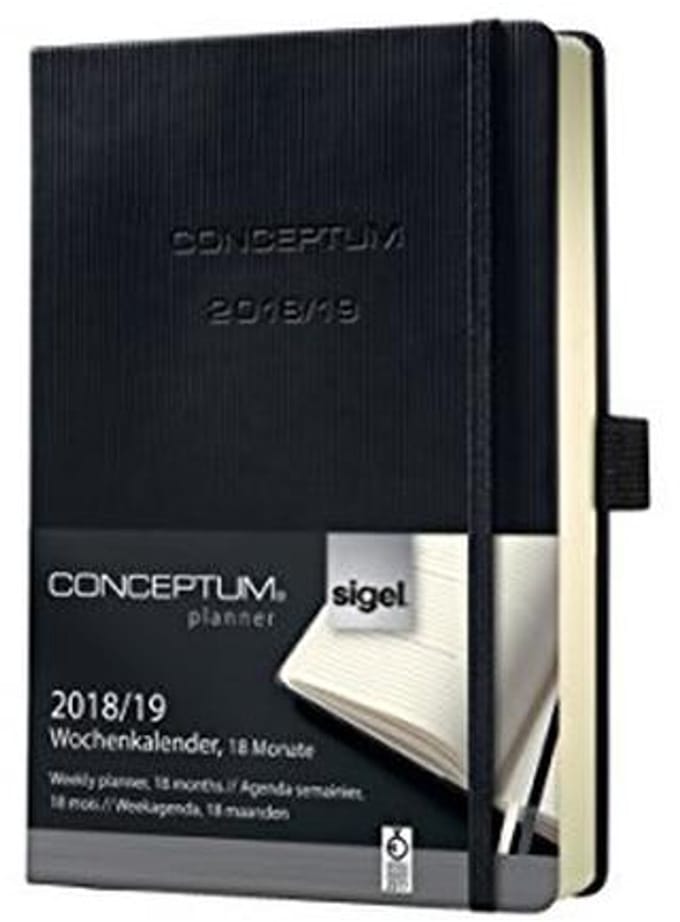 Weekkalender met verticale lay-out – 18 maanden A6 hardcover