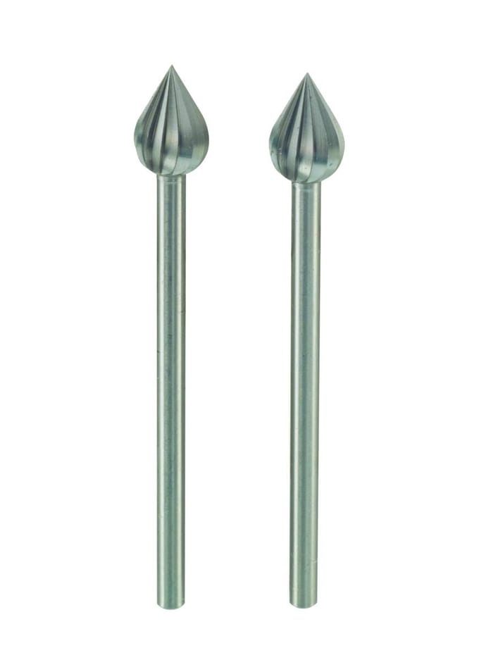 Proxxon - Frees Vlamvorm Ø 6 Mm, - modelbouwsets - Hoogwaardige freesbits - 2 stuks