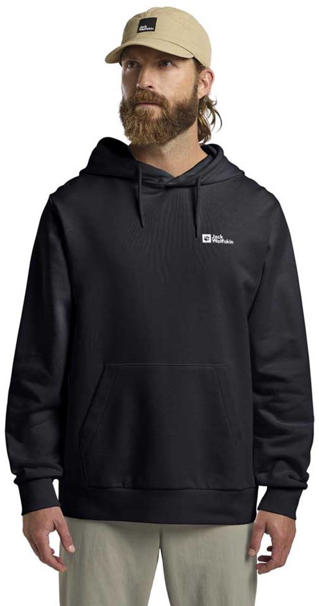 Jack Wolfskin Essential Hoodie Blauw,Zwart M Man