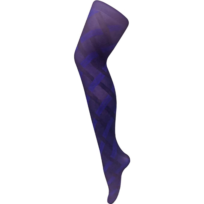 Sock Snob Dames80 denier ondoorzichtig patroon panty's - Kabelpaars