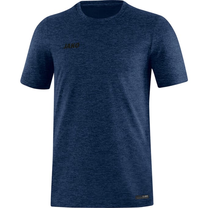 Jako Premium Basics T-Shirt Dames - Marine Gemeleerd | Maat: 42