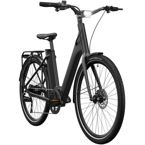 CRIVIT Urban elektrische fiets 3.0 Y kettingaandrijving (All Black)