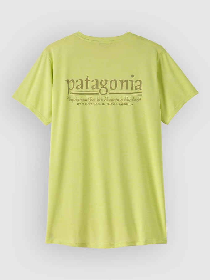 Patagonia Cap Cool Daily - Hut Tripper T-Shirt groen