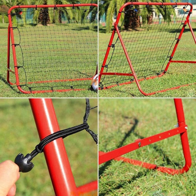 Xboost Bouncer Voetbal Trainingsdoel 100cm - Rood