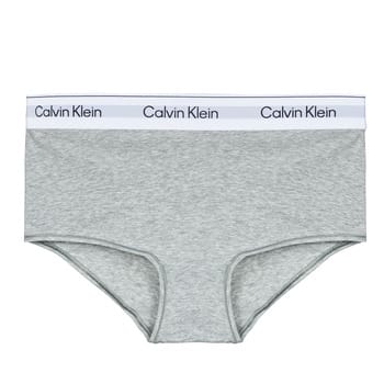 Boyshort van katoen en modal - Grey Heather - M