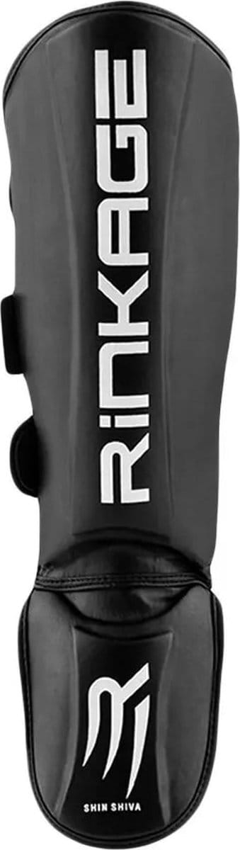 Rinkage Shin Shiva Scheenbeschermers - Zwart/Wit - Maat XL