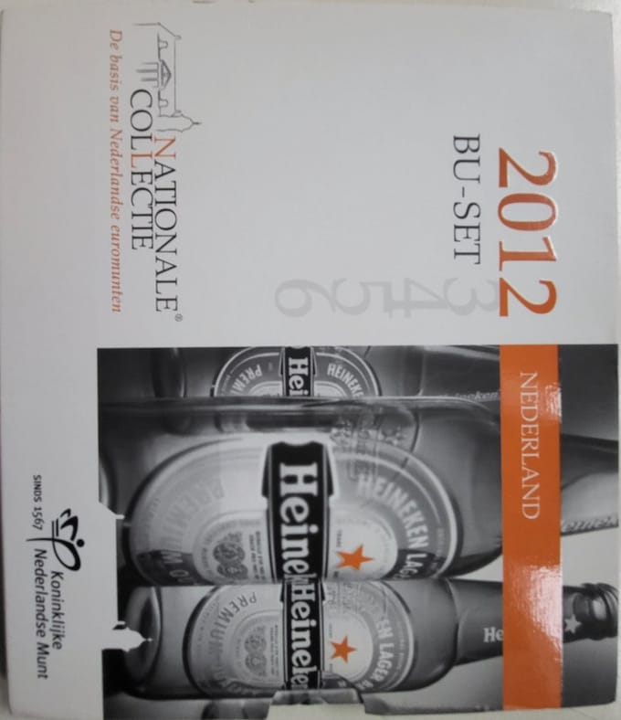 Muntset Nederland BU-set 2012 (Brilliant Uncirculated) - Heineken