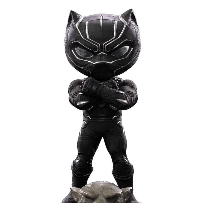 Iron Studios - MiniCo Figurines: Marvel The Infinity Saga - Zwart Panther - Figuur