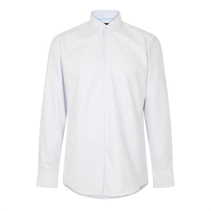 Boss Heren Oxford Slim Overhemd (Wit)