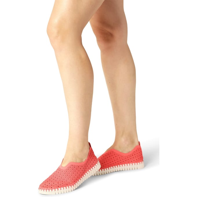 ILSE JACOBSEN HORNBÆK Flats Tulip4031 Raspberry Pearled Ivory Taglia: 36 | Sneakers Outlet | Donna | Rosa