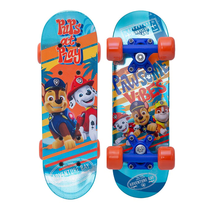 Paw Patrol Wooden 17´´ Skateboard Blauw Kinderen