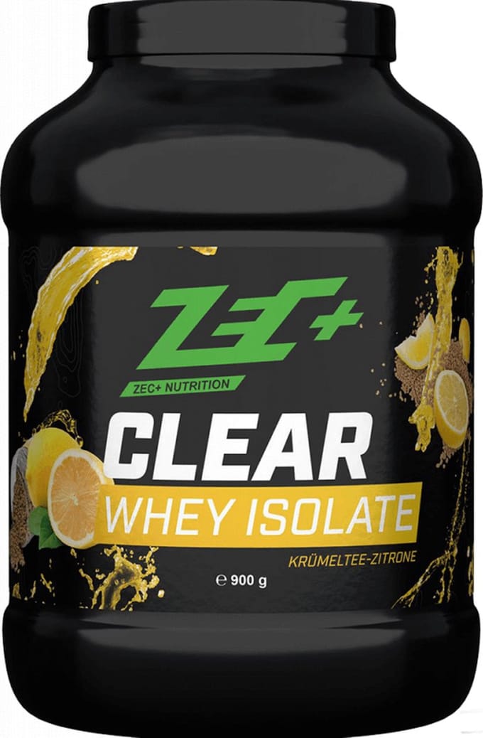 Zec+ Clear Whey Isolate (900g) Crumb Tea Lemon - Eiwitten - Helder eiwit