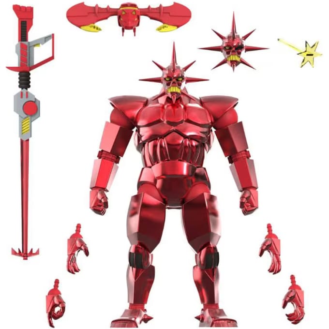Super7 SilverHawks Ultimates Action Figure Mon*Star Metallic Vac Metal 18 cm Action Figuur