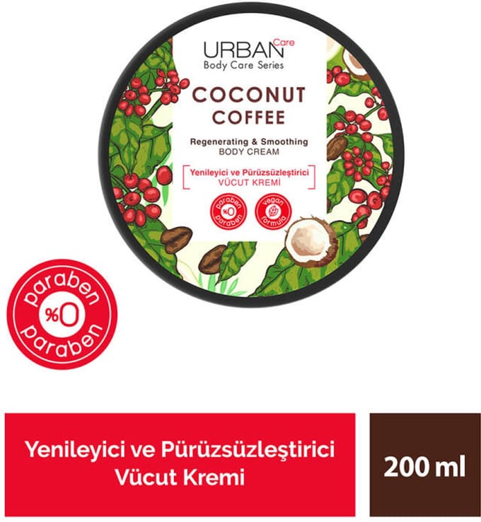 Urban Care Coconut Coffee Body Cream 200 ml