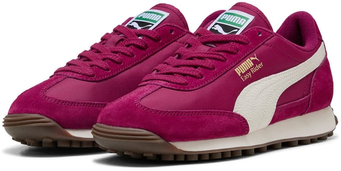 Sneakers Puma Baskets Easy Rider Vintage textile et daim
