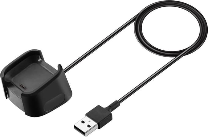 By Qubix - compatible - Fitbit Versa 1 / Fitbit Lite oplader - 1 meter