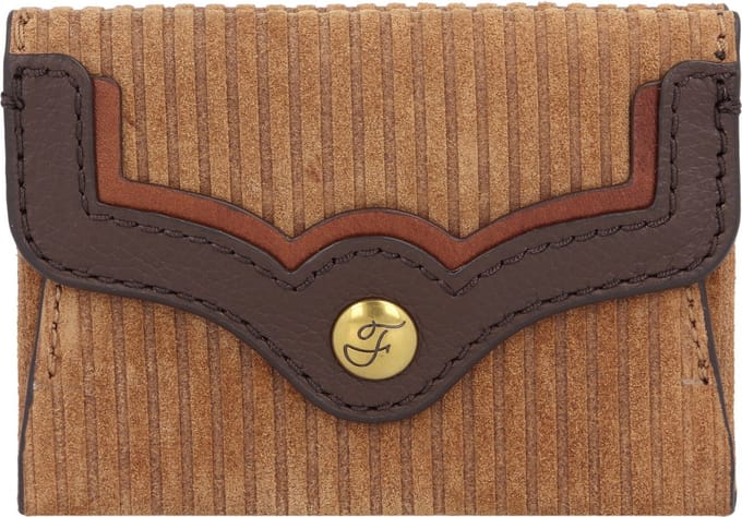 FOSSIL Kaarthoes Heritage Card Case Multi Brown Bruine